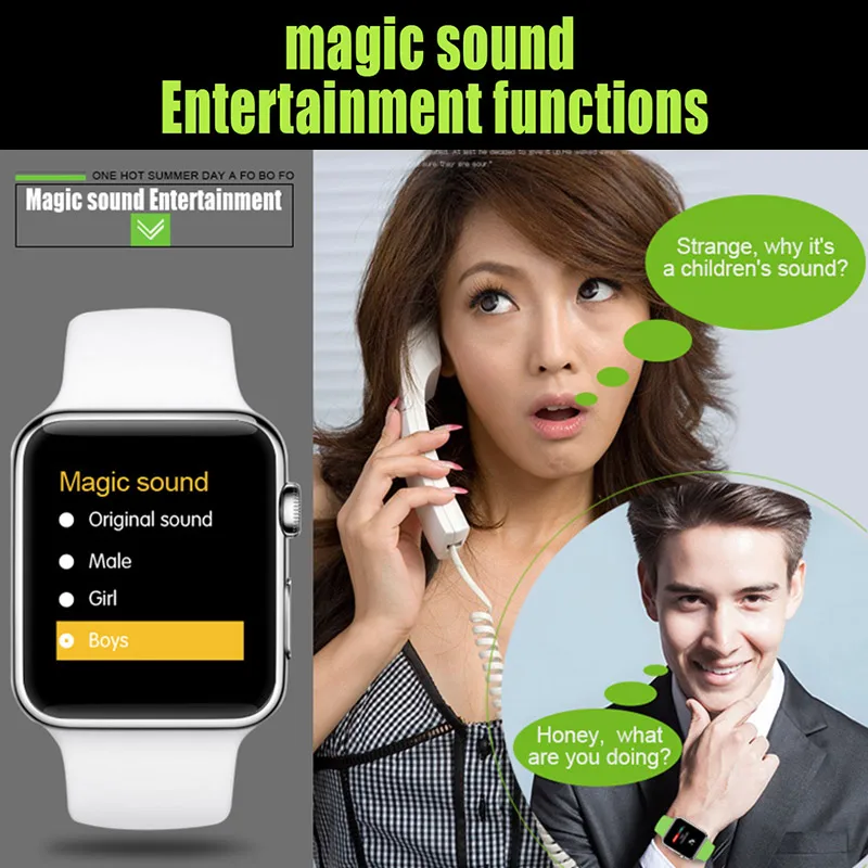  MOMOTS DM09 Full Touch Screen Camera Smart Watch Support SIM Card Phone Call Sleep Monitor Smart Ba - 4000015674134