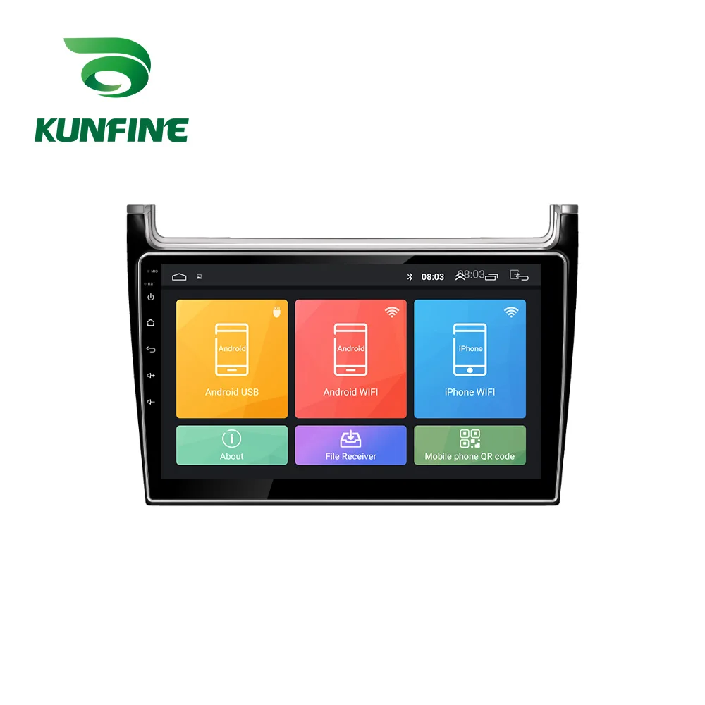 Восьмиядерный Android 10 0 автомобильный DVD GPS навигационный плеер Deckless стерео для VW POLO