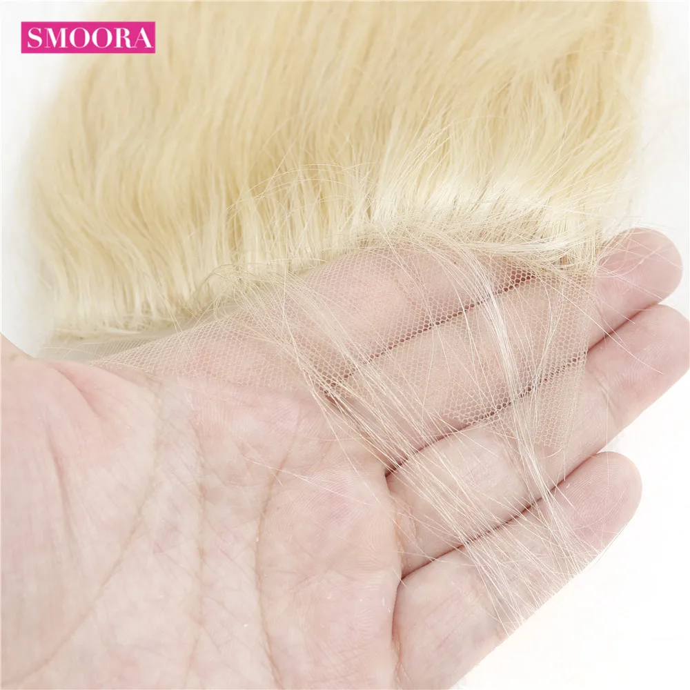 Перуанские 613 человеческие волосы блондинка челка парики Remy прямые волнистые 10 28