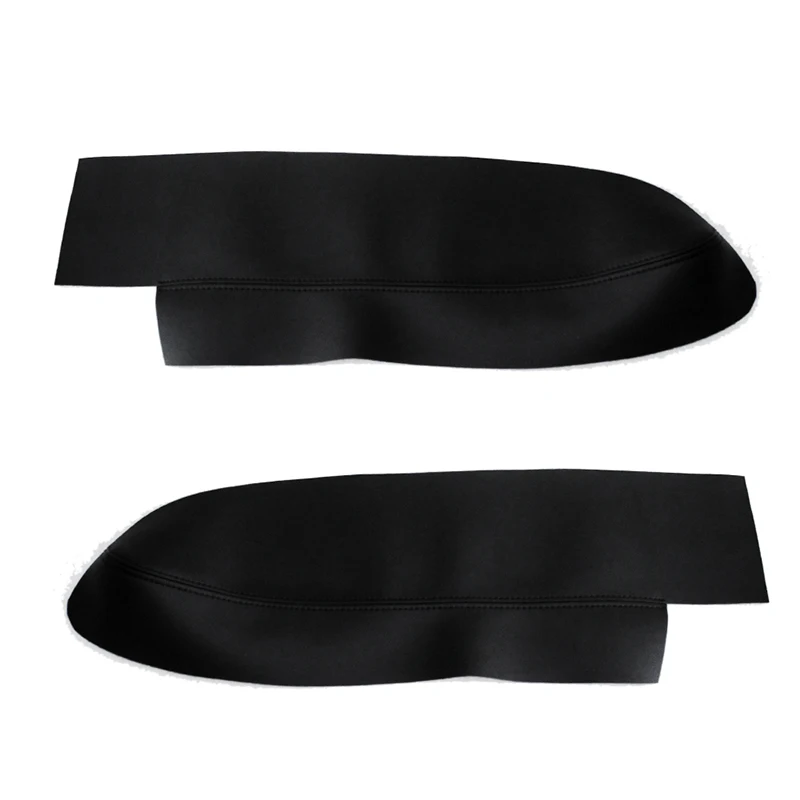 Front Door Armrest Cover car armrest cover car door panel cover 2pcs For Honda CRV 2007-2011 Microfiber Leather Car Door Armrest Panel Skin Cover Trim