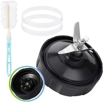 

Top Sale 7 Fins Replacement Blade Suitable for Ninja Blender Replacement Parts with 1 Extra Gasket Rubber and 1 Brush