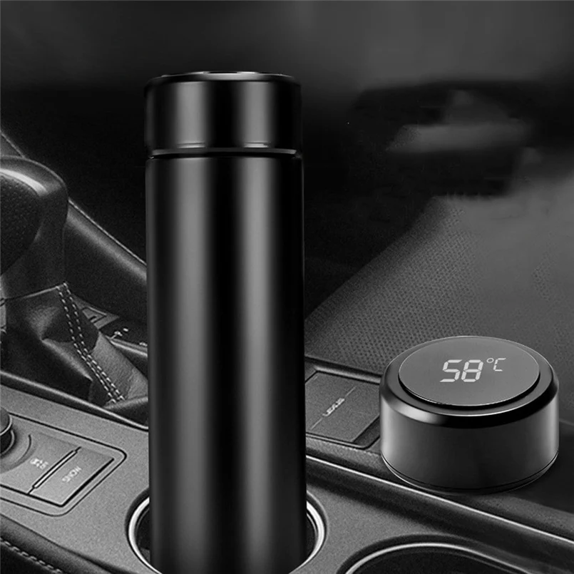 500ml Smart Touch Screen Thermos Mug Stainless Steel Thermos Smart Kettle LCD Touch Screen Display Temperature 30D3 (11)