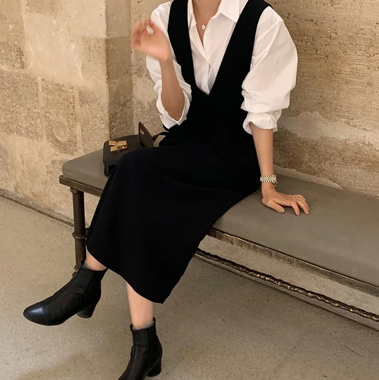 Платье на бретельках, рубашка, костюмы, халат, femme, костюмы без рукавов, женские платья, женское платье, костюмы с v-образным вырезом, подтяжки, robe Femme Vestido, раздельные