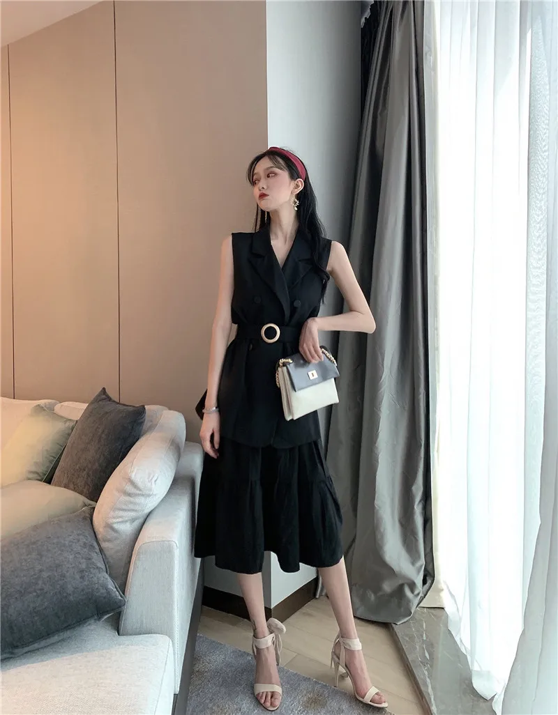 Number One People New Style Korean-style Sleeveless Small Suit Young Coat Tops