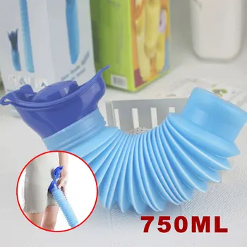 

High Quality 750ML Portable Adult Urinal Outdoor Camping Travel Urine Car Urination Pee Soft Toilet Urine Help Men Women Toilet