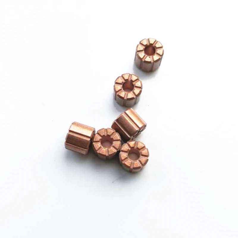 Oil Bearing Brass Copper Bushing Copper base powder metallurgical parts Powder Metallurgy oil bushing porous bearing Sintered copper sleeve gear 10pcs