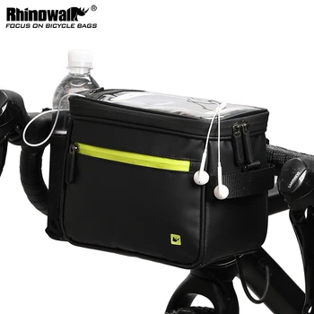 

Rhinowalk Waterproof Bicycle Bag Bike Phone GPS Bag Touch Screen Handlebar Front Tube Bag Shoulder Bag Frame Bag