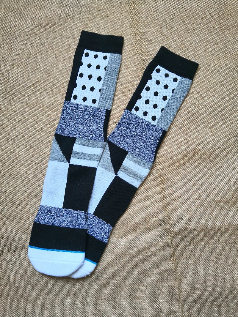Носки для скейтеров для мужчин забавные мужские спортивные носки чёсаные хлопчатобумажные баскетбольные Носки - Цвет: 005Y11