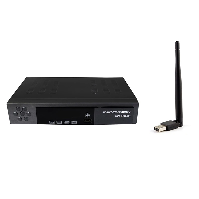 Горячий 3c-умный цифровой спутниковый ТВ приемник Dvb-T2 + Dvb-S2 Fta 1080P декодер тюнер Mpeg4