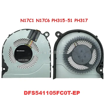 

AN515 A715 CPU FAN For ACER For Predator Helios 300 N17C1 C4 N17C6 PH315-51 PH317 G3-571 572 G3-573 FJN1 DC28000K4D0 DC28000L2D