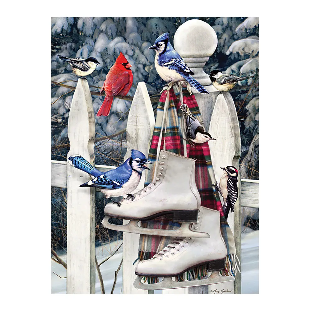 Воробей Алмазная с изображением птицы Картина животных Круглый полный дрель