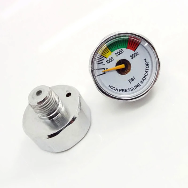 3000psi 1/8NPT Микро Мини манометр для пейнтбола PCP пневматическая винтовка заменить 2x