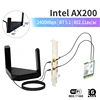 2400Mbps For Intel AX200 Wifi 6 Wireless Card Bluetooth 5.1 Desktop Kit M.2 AX200NGW Network Wlan Card 802.11ax Adapter MU-MIMO ► Photo 1/5