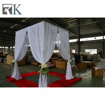 

Adjustable pipes wedding canopy party drape decoration long stand curtain barrier