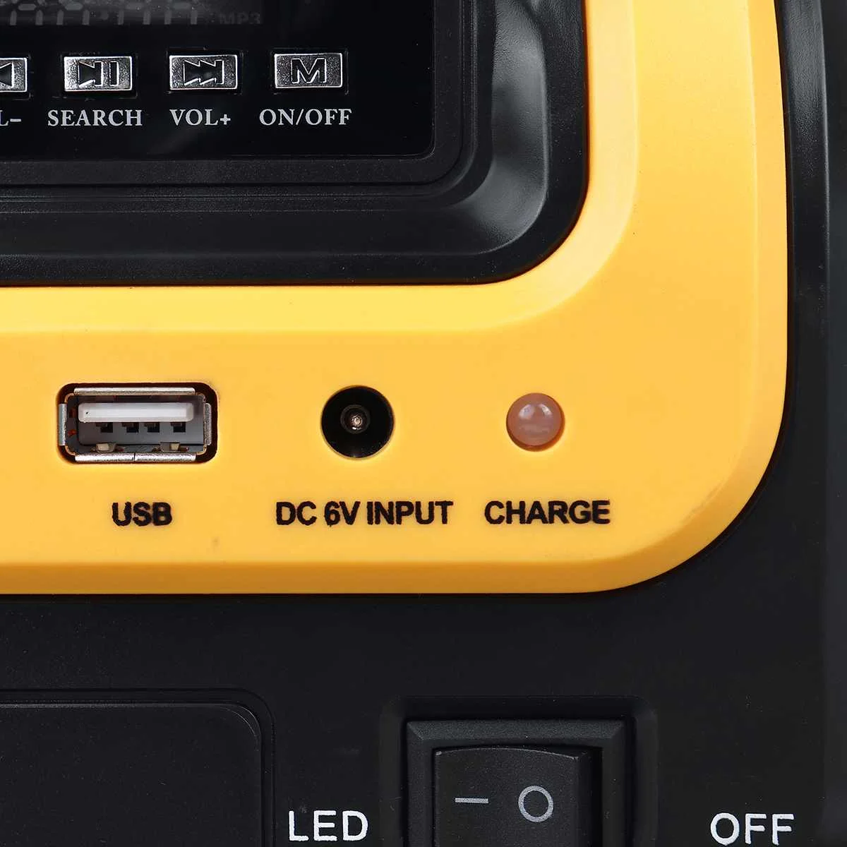usb com alto-falante bluetooth sistema de iluminação led