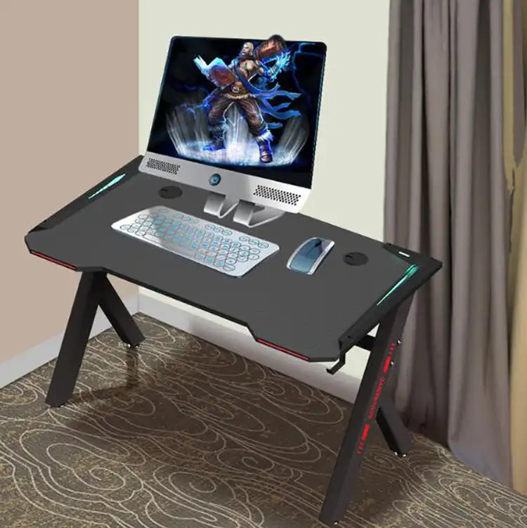 Desktop Computer Desk Ergonomic Desk Writing Desk Simple Desk Home Internet Cafe Cool Gaming Table 120 60cm Aliexpress