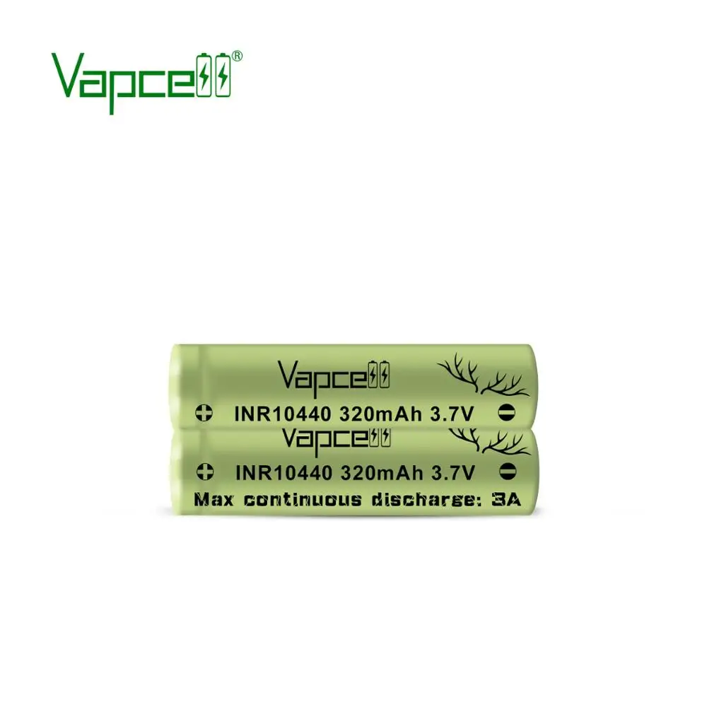 Оригинальный непрерывный перезаряжаемый аккумулятор Vapcell INR 10440 320 мач 3A max для