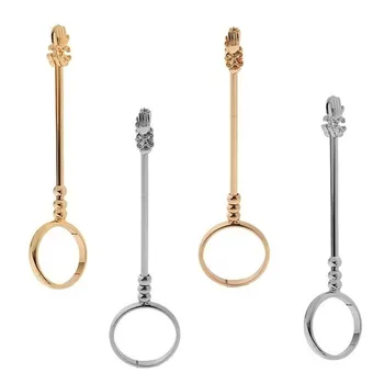 

Cigarette Holder Ring Rack Vintage Metal Finger Clip Women Men Slim Cigarettes Smoking Accessories Smoker Gift Set T