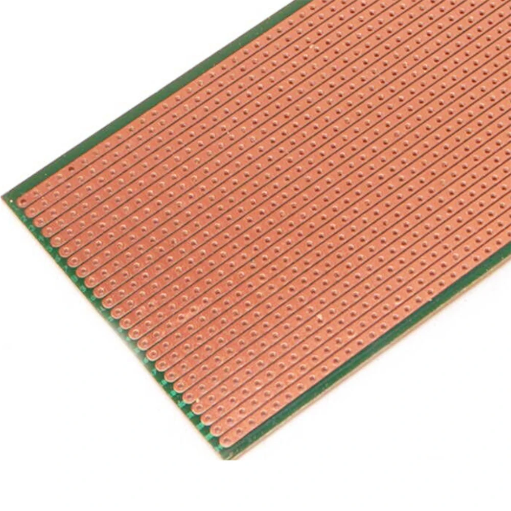 6.5x14.5cm 2.54mm 스트립 보드, 프로토 타입 인쇄 회로 PCB 보드 5 개