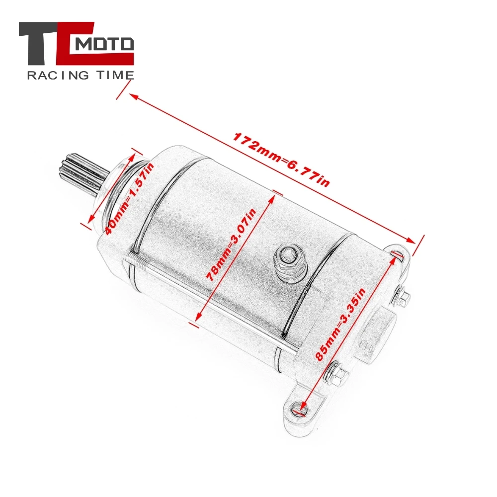 Starter Motor For CFMOTO CF MOTO X5 X6 Terralander 500 625 Snyper 600 EFI Swat UForce 500 600 Trail Tracker EX EFI