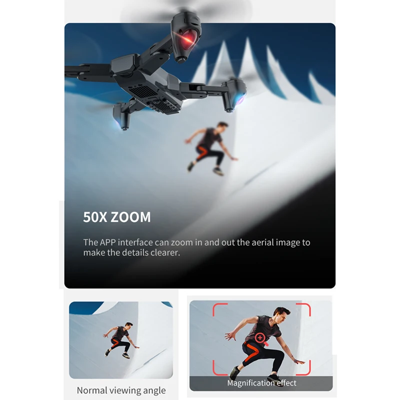 US $38.99 Teeggi SG701 SG701S GPS RC Drone with 5G WiFi FPV 4K HD Camera Quadcopter Optical Flow Foldable Mini Dron VS E520S SG907 F3 S167
