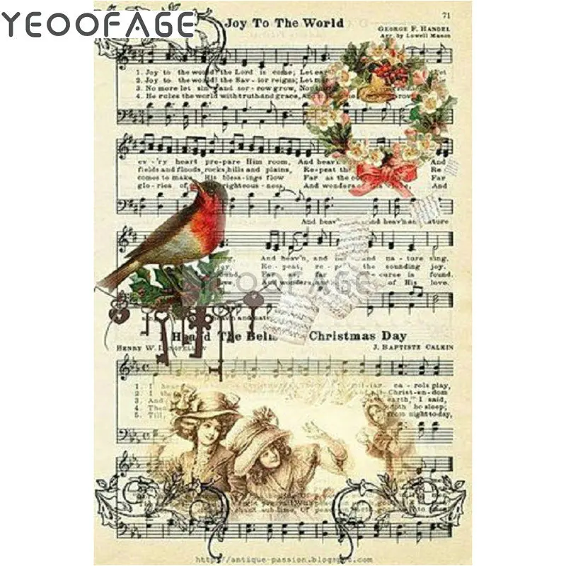 5D Diamond Embroidery pattern girl full Square Rhinestone mosaic Needlework stickers Diy Painting Cross Stitch sparrow | Дом и сад