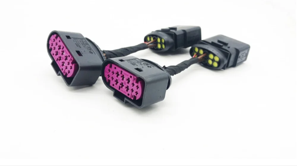 OEM HID Ксеноновые фары 10 до 14 контактный разъем адаптер для VW Passat B6 B7