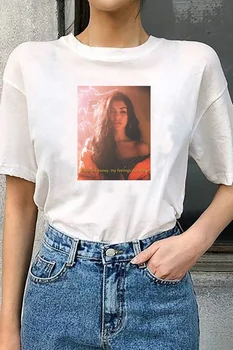 

Fashionshow-JF Trust Me Honey.my Feeling Are Done Graphic Tee Cotton White Women T-shirt Hipster Casual Harajuku Short Sleeves