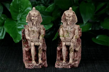 

1 piece Resin reptile cave Fish tank decoration Landscaping Aquarium supplies Reptile box Egyptian Pharaoh Beautiful and special