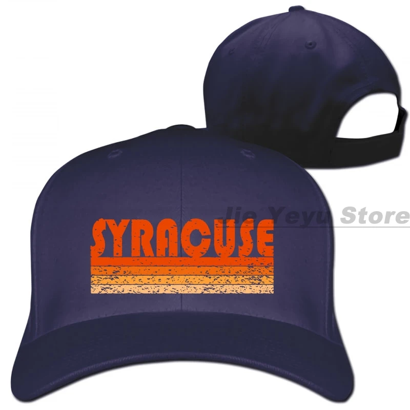 Vintage Retro Syracuse Baseball cap men women Trucker Hats fashion adjustable cap - Цвет: 1-Navy