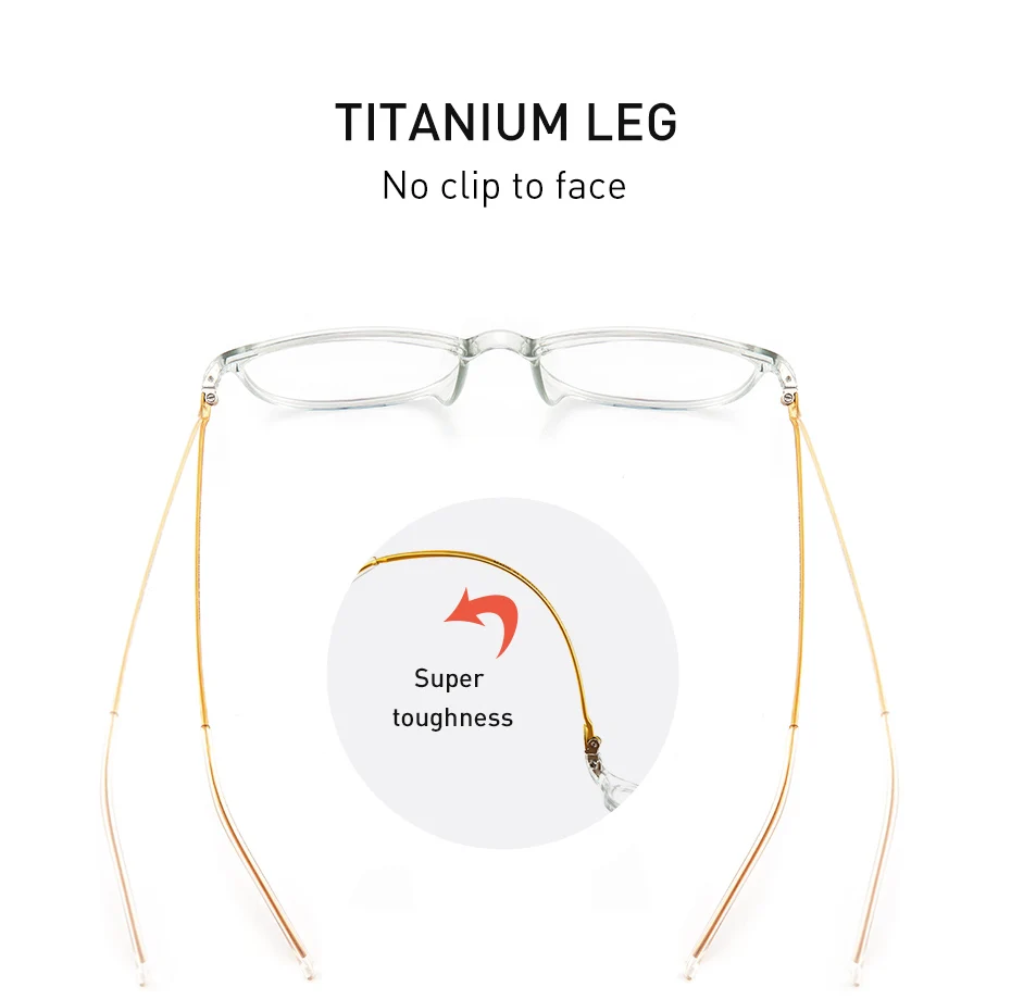 Бренд CAPONI, овальная оправа для очков, мужская мода, унисекс, ультралегкие очки, простой стиль, половина титана, с TR, очки для женщин, J520
