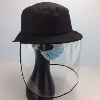 

Sunshade Hat Female Spring and Summer Anti-fog Windproof Dustproof Mask Large Viewing Angle Protective Fisherman Hat