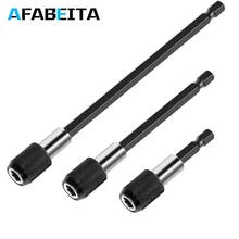 60/100/150 мм 1/4 дюйма шестигранным хвостовиком Quick Release отвертка бит Держатель гибкий удлинитель отвертка