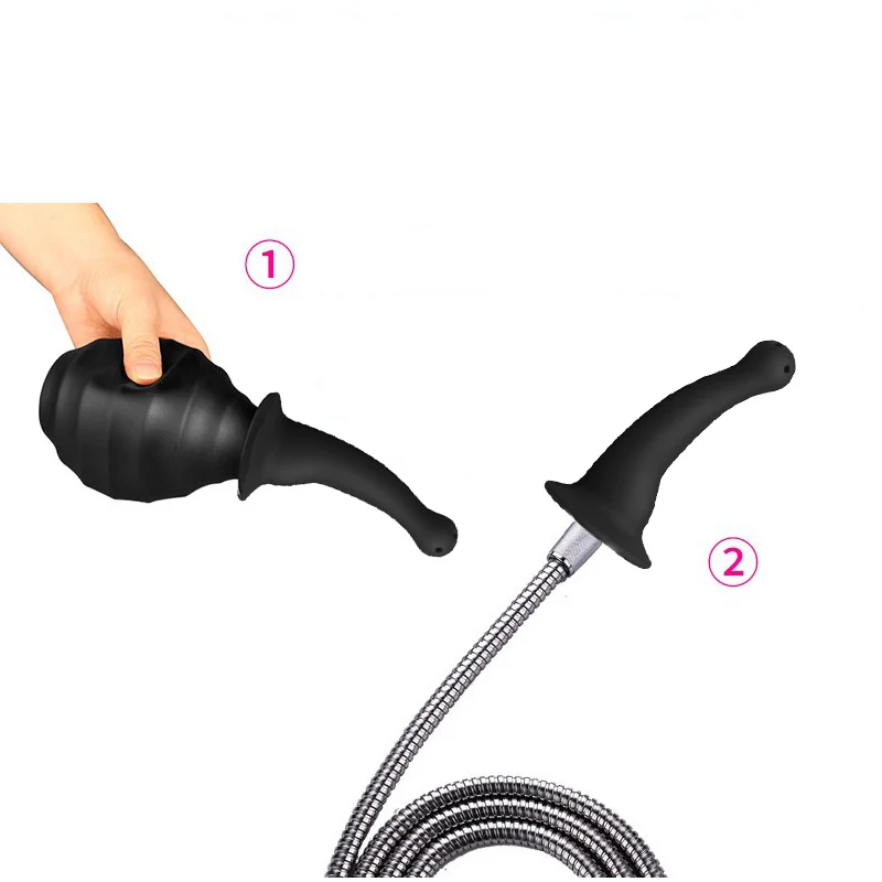 Modun Силиконовый анальный душ Clistere душевой шланг для биде Anaal Klisma биде стиральная Анальная клизма Чистка задницы очиститель