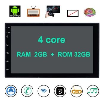

2+32G Android 9.1 2Din Car Radio Multimedia Video Player GPS Navigation For Nissan Hyundai Kia toyota Peugeot Focus Mazda Suzuki