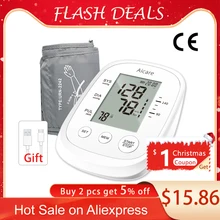 

AICARE Blood Pressure Monitor Upper Arm Automatic Tonometer Digital Blood Pressure Meter BP Medical Sphygmomanometer Pulse