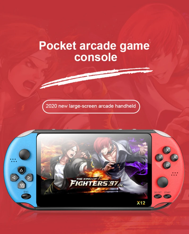 Console De Jeux Rétro Avec 182 Jeux Intégrés - Écran Couleur 2,5 Tft - Haut-parleurs à Prix