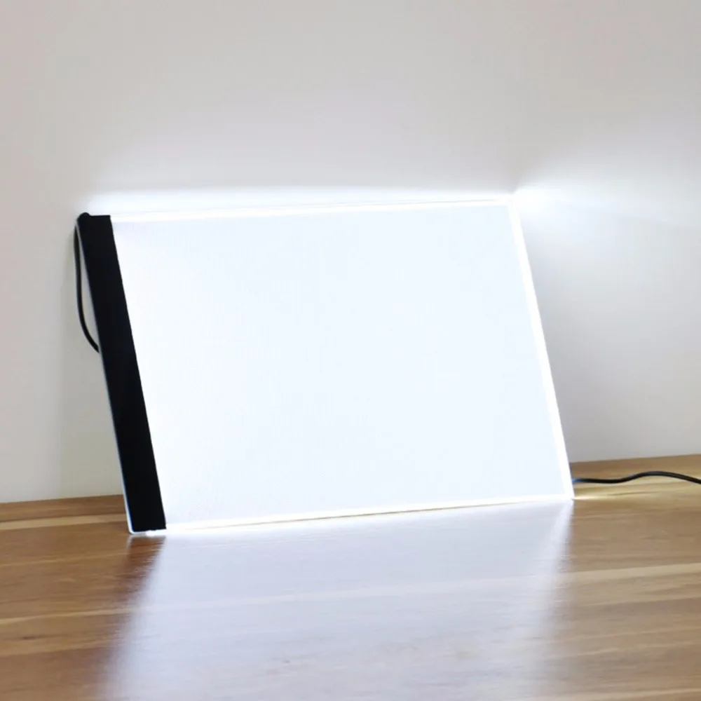Светодиодный светильник, коробка для рисования, художественная тонкая художественная трафаретная доска, светодиодный Трафарет, доска для рисования с питанием от USB, A4, копировальная станция, Прямая поставка