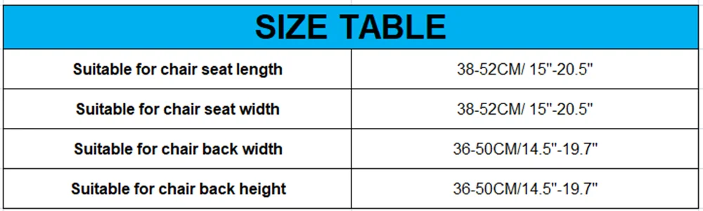 SIZE TABLE_副本