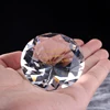 Shining Huge 100mm Crystal Diamond Shaped Cut Glass Paperweight Wedding Decor Gifts Hot 6