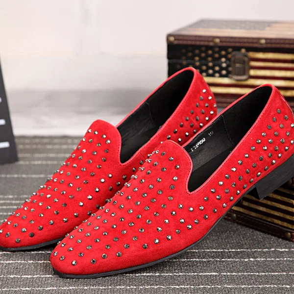 

Chaussure Lofer Shoes Man Genuine Leather British Style Pointed Fashion Men Shoes Loafers
