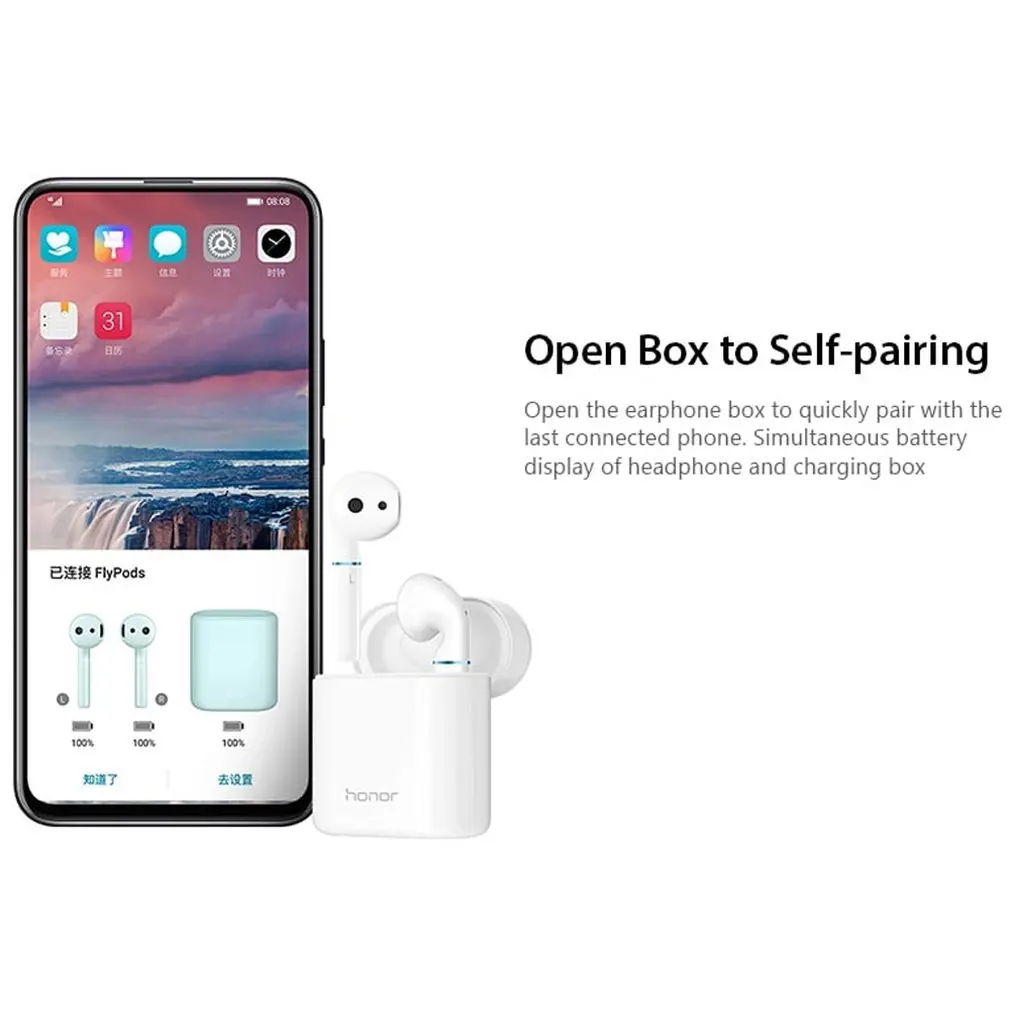 HUAWEI honor FlyPods Pro Bluetooth наушники с функцией шумоподавления водонепроницаемый