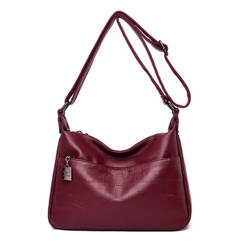 

Fashion Crocodile Designer Ladies Handbag Vintage Solid Leather Crossbody Bags for Women 2019 Black Bolsa Feminina Sequins sac