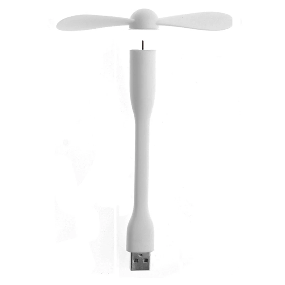 Белый Горячая Распродажа USB вентилятор гибкий портативный съемный USB мини вентилятор для всех источников питания USB выход USB гаджеты - Цвет: Белый