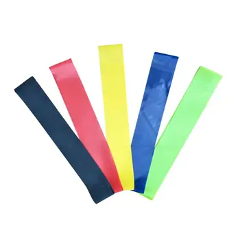 

5 Colors/Set Elastic Yoga Resistance Pull Band Natural Latex Tension Resistance Band Muscle Bodybuilding Expander Home Equipment