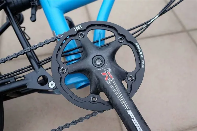 Road Folding Bike Chainring BCD130 Narrow Wide Circle 1x system Chain wheel