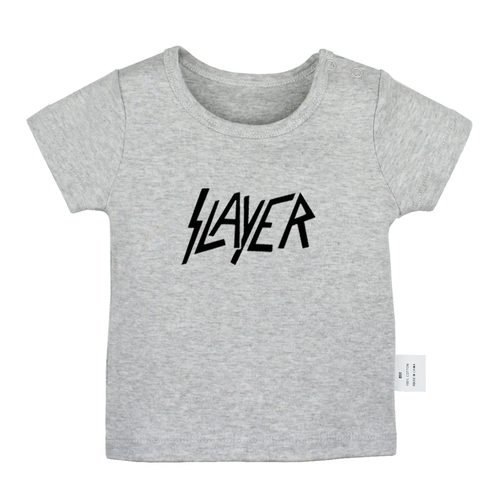 Футболка для новорожденных Slayer американская известная скоростная лента дизайн OH