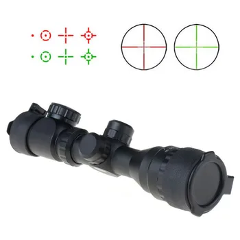 

Hunting sight Reflex 2-6x32 Tactical Red Green Mil-dot Sight Rifle Scope Picatinny Rail Mount Outdoor Hunting