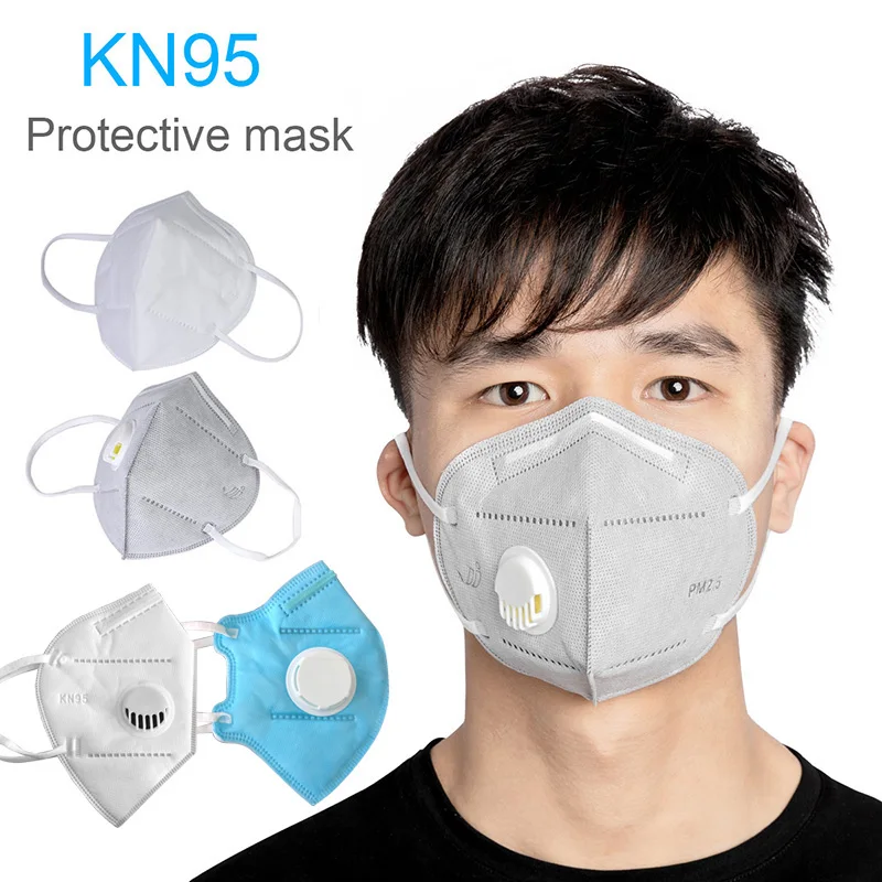 

Dustproof Windproof Respirator Valve PM 2.5 Mask KN95 Mask 95% Filtration Cotton Mouth Masks and Disposable mask