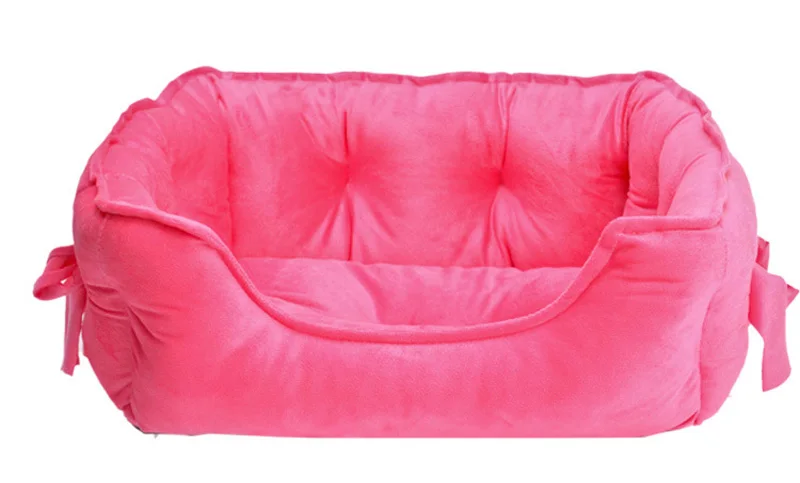 fushia dog bed